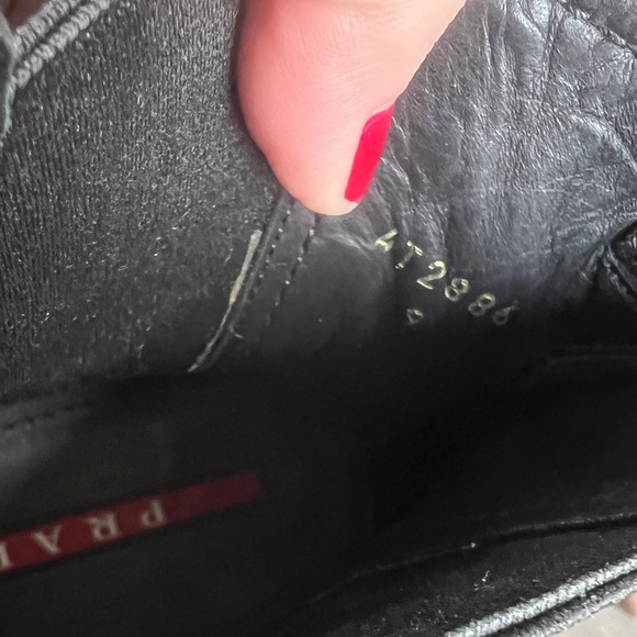 Prada Genuine Black Leather Ankle Boots Men's Sz 9 - Picture 9 of 10